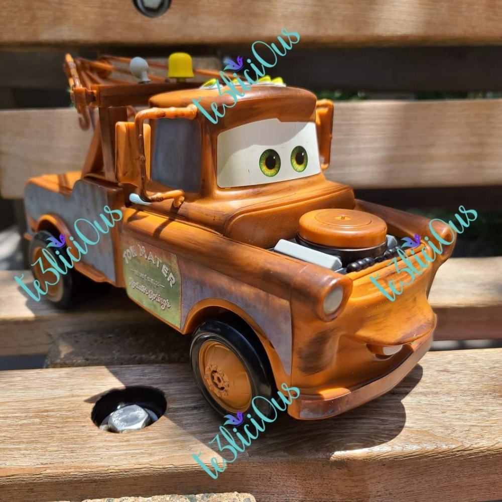 DISNEY PARKS CARS TOW MATER POPCORN BUCKET - Picture 2 of 6